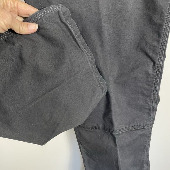 Ariat Rebar M4 Double Front Pants Men 46x30 Gray Canvas Relaxed Straight Utility - Picture 8 of 16